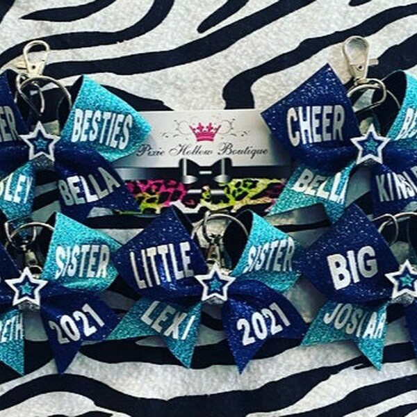 Cheer Sister Custom Key Chains - Etsy
