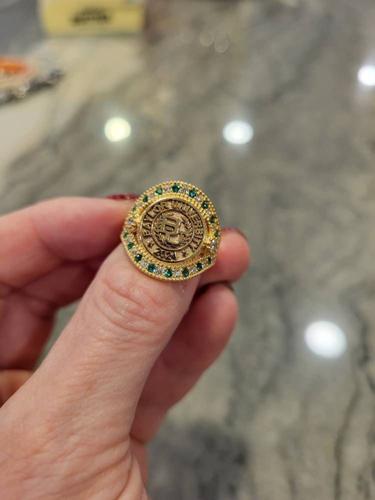 Custom College Ring with Birthstone & Initial, University Ring, Graduation Gift, Women's Jewelry, Class Ring, College Class Ring, School Ring, High School Ring