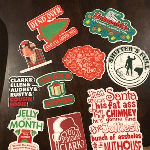Christmas Vacation Inspired Sticker Set. - Etsy