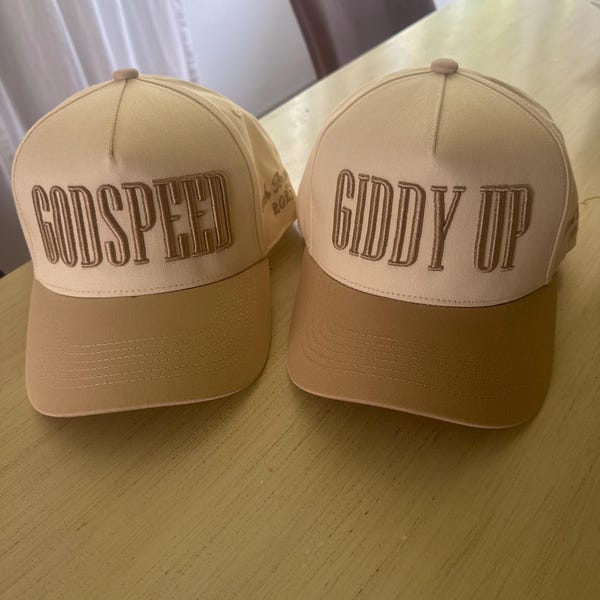 IVORY & ORANGE HAT - UPSIDE DOWN GAME DAY