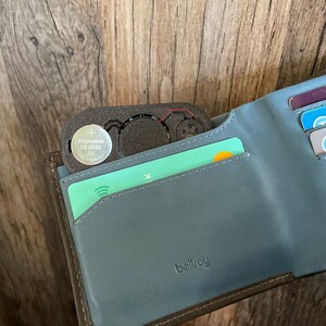 Super Thin Apple AirTag 4.2mm Slim Ridge Wallet Purse Credit | Etsy