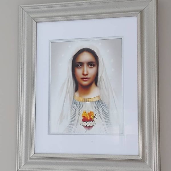 Immaculate Heart of Mary PRINT - Etsy