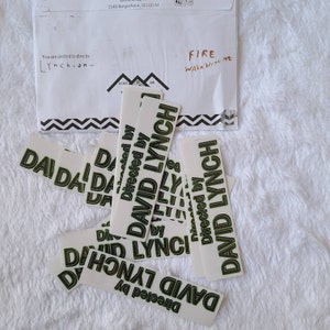 Directed by David Lynch Stickers (Original)