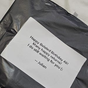 Julian added a photo of their purchase
