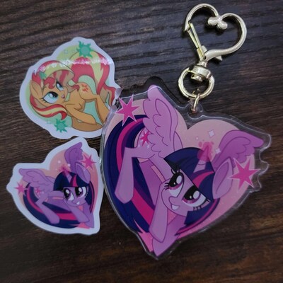 My Little Pony Keychains - Etsy