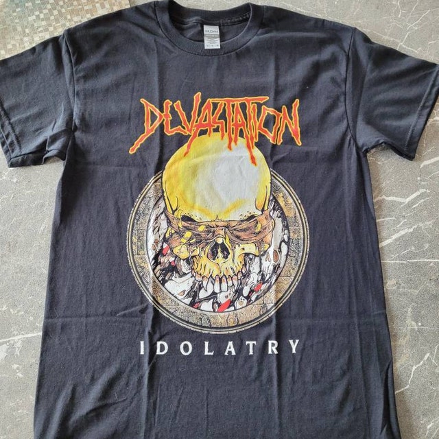 Devastation Unisex T-shirt - Idolatry - Thrash Metal - Death