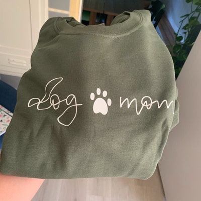 DOG MOM Sweatshirt, Dog Mom Sweatshirt, Dog Mom Gift, Dog Mom ...