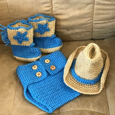 PATTERN Instant Download SET Diaper Cover Cowboy Boot - Etsy