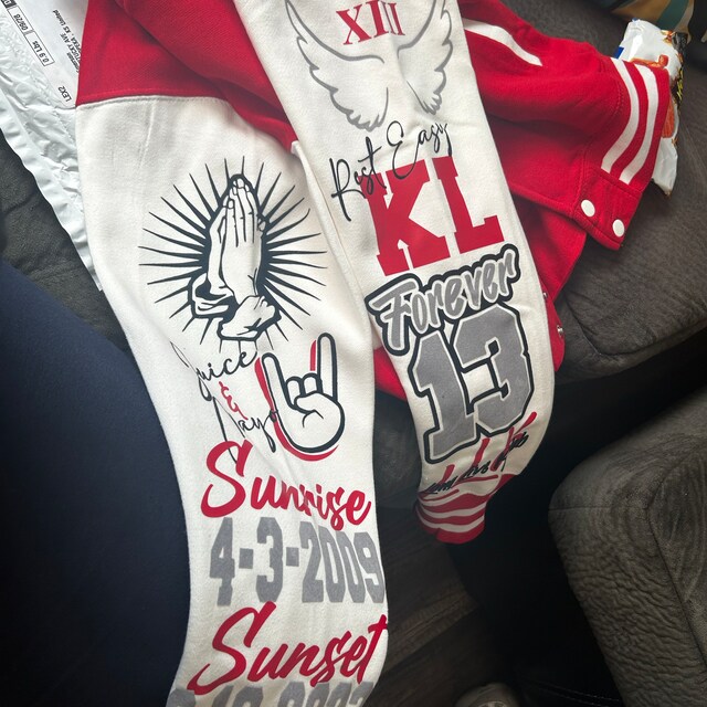 Custom Picture Memorial Jacket - Rest in Peace Keepsake Full