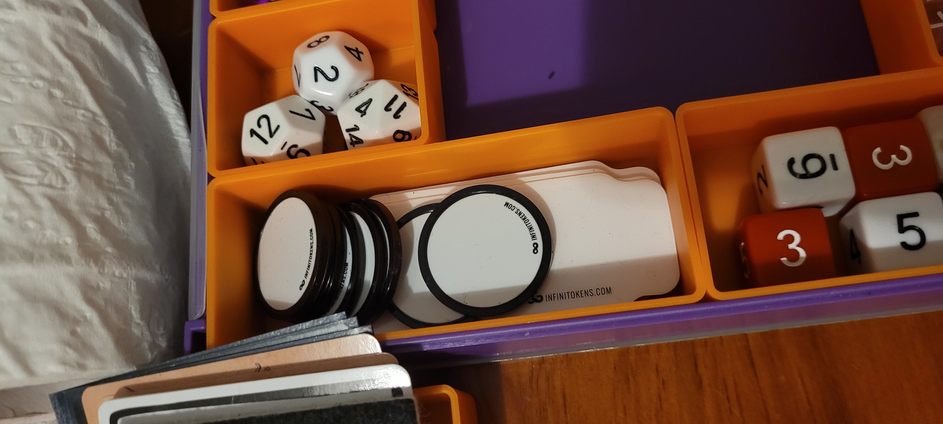 Dry Erase Counters/Tokens/Ability counters - Erasable, Reusable discs for games like Magic the Gathering and RPGs.