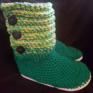 Crochet Pattern / Cozy Ugg Style Boots / DIY Woman Boot / Crochet Shoes ...