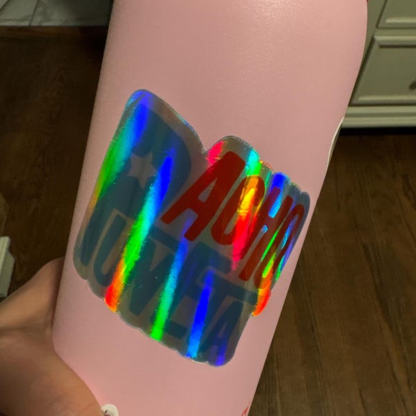 Holographic “acho Puñeta” Boricua Sticker Decal - Etsy