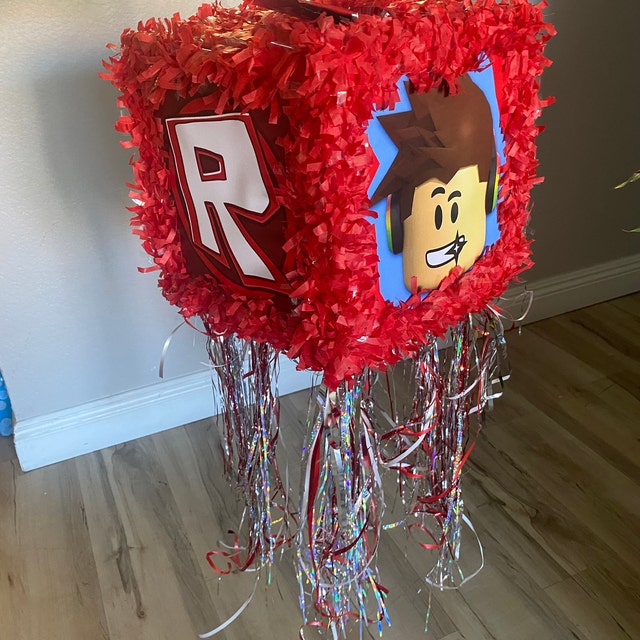 Roblox Boy Custom Made Pinata 21” x 12” x 6”