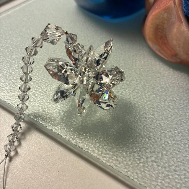 スワロフスキークリスタルサンキャッチャー 特大 20mm 極上クリア