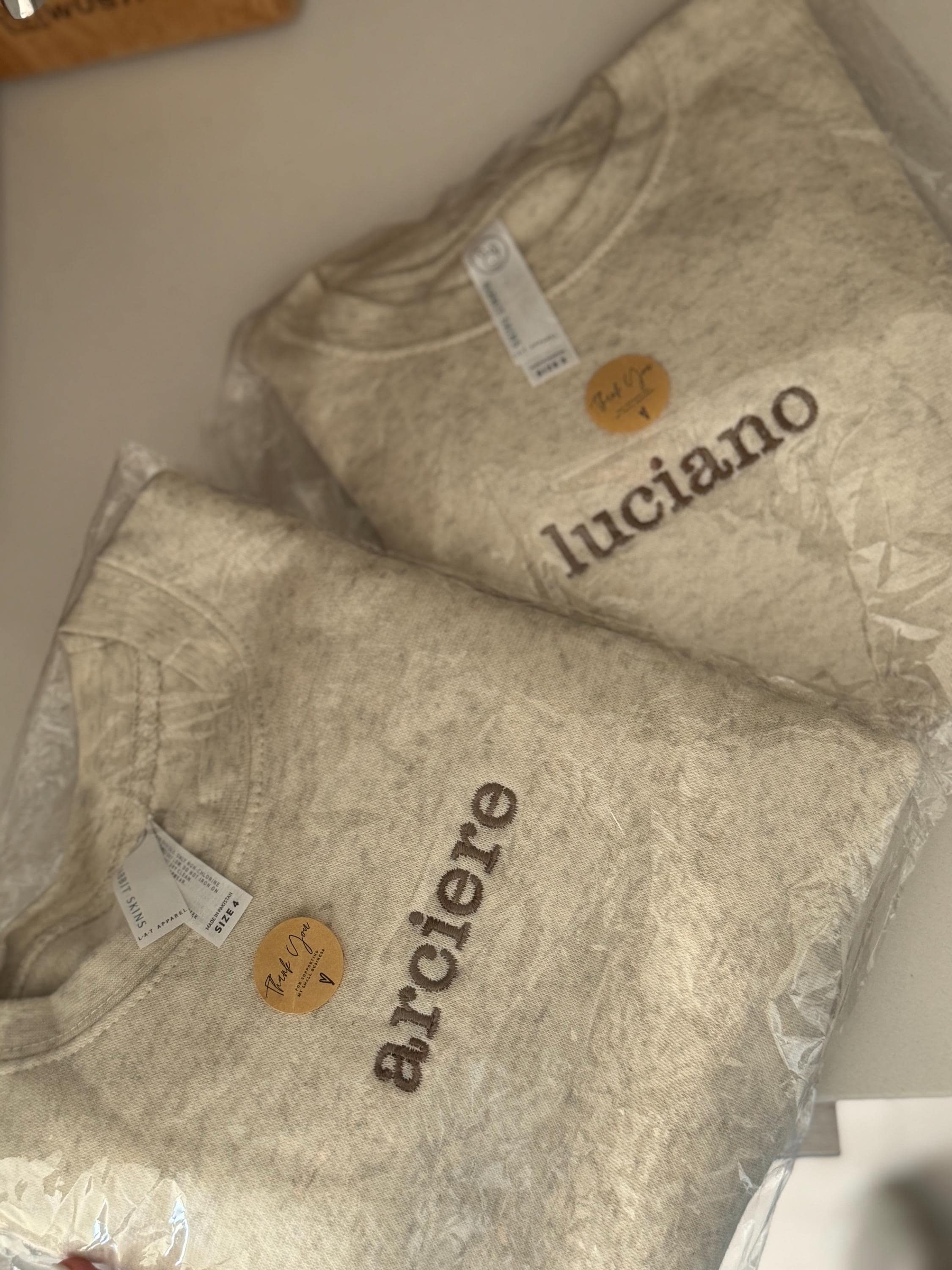 Custom Name Embroidered Crewneck Toddler Sweatshirt - Embroidered Name, Youth Sweatshirt, Personalized Name Sweatshirt Kids name Sweatshirt