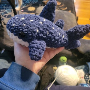 Jinbo the Whale Shark Crochet Pattern | Crochet Whale Shark