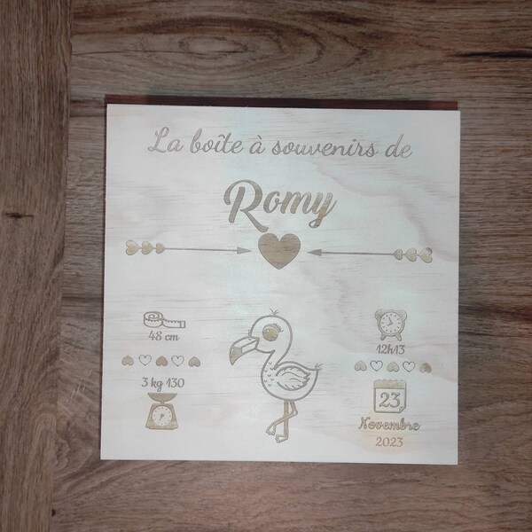 Cadre Photo Bébé "Ma Première Année" - Tableau En Bois 12 Mois, Idéal Décoration Chambre Et Fête D’anniversaire