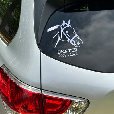 CUSTOM LOGO Decals Horse Bucket Labels Vinyl Name Plate Decals Barn ...