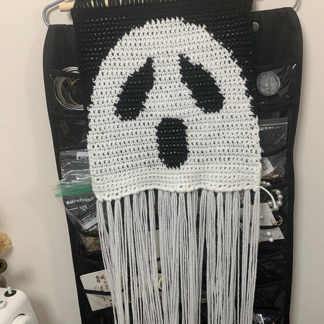 Halloween Pattern BUNDLE Tapestry Crochet / Wall Hanging / Dark