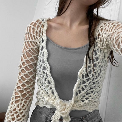 Crochet Top Pattern//crochet Wrap Top//tie Crochet Top//y2k Crochet ...