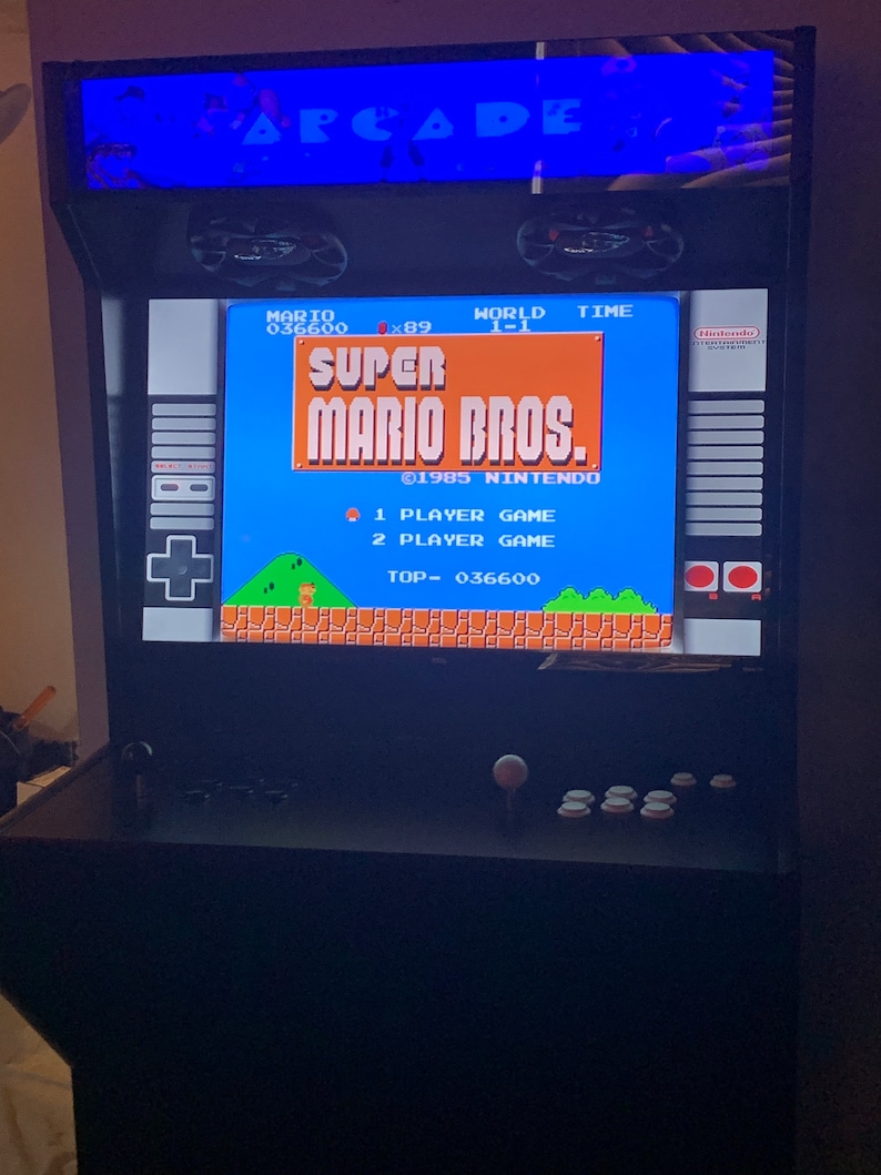Arcade setup shared by Harold Graves