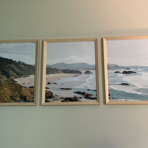Beach Wall Art Set of 3 Beach Print California Wall Decor Ocean Wall ...
