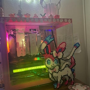 ポケモン イーブイ進化系 パーラービーズ 冷蔵庫マグネットセット