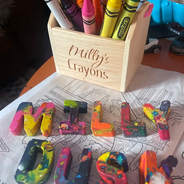 Personalized Oversized Crayons, Custom Crayon Packs, Homemade Crayon Sticks  With Words, Back to School Gift for Kids, Crayons for Toddlers 