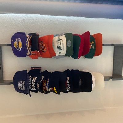 Custom Cap Rack for 20 Caps, Hat Rack, Carved Cap Rack, Personalize Cap ...