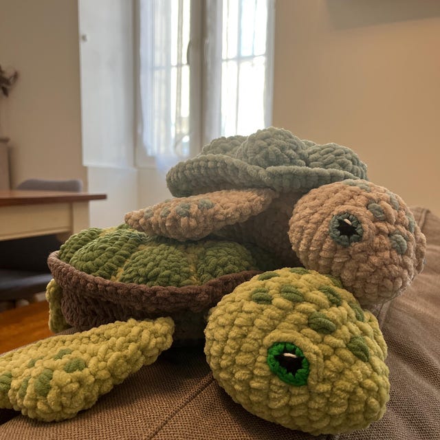 Sea Turtle Crochet Pattern Mathilda (PDF) | Realistic Amigurumi