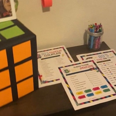 80s Games Bundle Printable, 80s Activities, 80s Party Games, 80s Trivia
