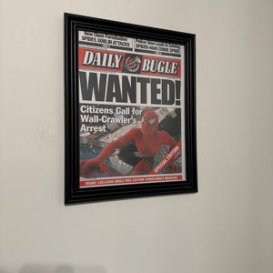 スパイダーマン デイリービューグル「指名手配」新聞小道具レプリカ