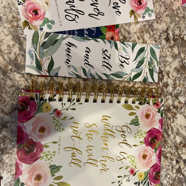 Hardcover Guided Bible Study Journal, God is Within Her, Prayer Journal ...
