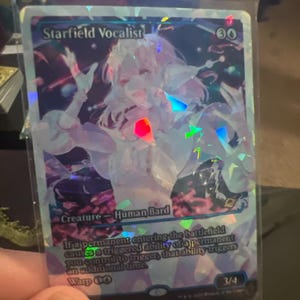 Fracture Foil Holo Proxy Card - Starfield Vocalist - Gloss Finish