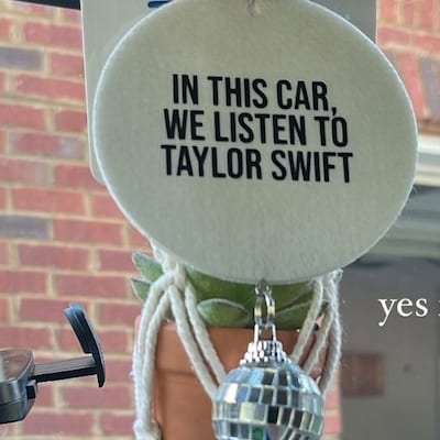 In This Car Taylor Swift Air Freshener - Etsy