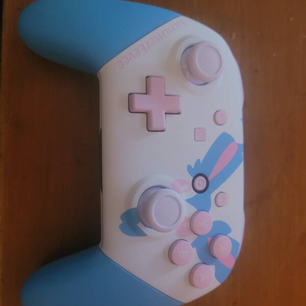 Custom Shiny Sylveon Themed Nintendo Switch Pro Controller - Etsy