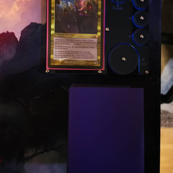 Nerd Gear Commander Essentials Kit, Ultimate Gift For MTG Commander EDH, Command Zone Tray, LifeTrax Counter, Spin Down Dice, Dry Erase Tokens, Token Case, And A Storage Case (Ancient Bronze