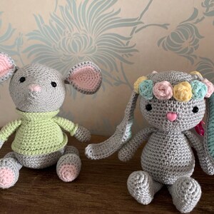 あみぐるみ編み図 - うさぎのマチルダ（英語のみ） - Etsy 日本