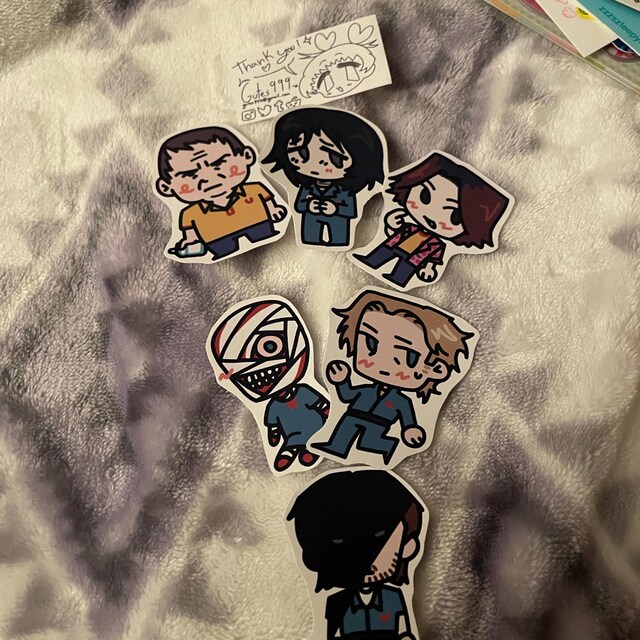 Mouthwashing アクリルキーホルダー ステッカー セット MOUTHWASHING キーホルダー + ステッカー、アーニャ、カーリー