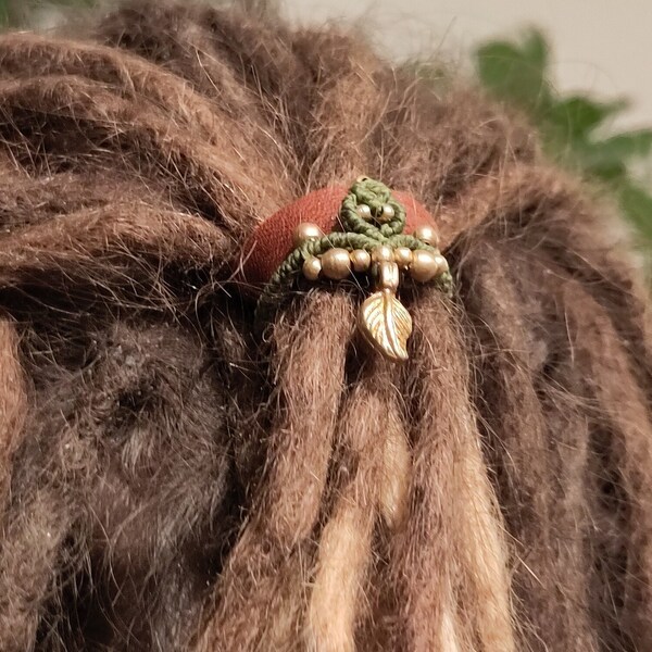 Leather Dread Beads - Simple Loc Jewelry Leather Dreadbead Dreadlock ...