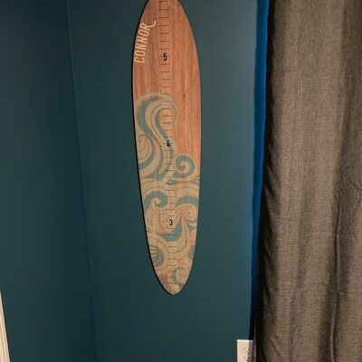 Wave Surfboard Wall Art Surfboard Wall Decor - Etsy