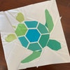 Turtle 2.0 Foundation Paper Piecing Pattern Swimming Hawaii Tropical ...