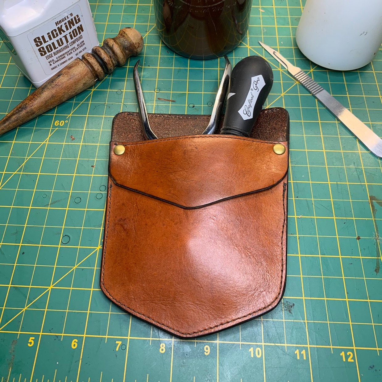 Pocket Protector Pattern Leather DIY Pdf Download