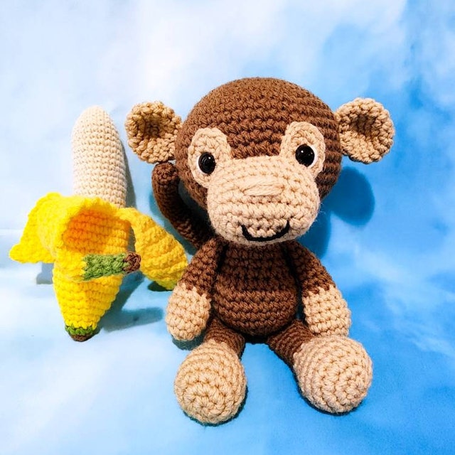 Big Bebez - Monkey.pdf - PDFCOFFEE.COM  Crochet yarn, Crochet, Crochet  garland