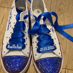 personalised wedding pumps