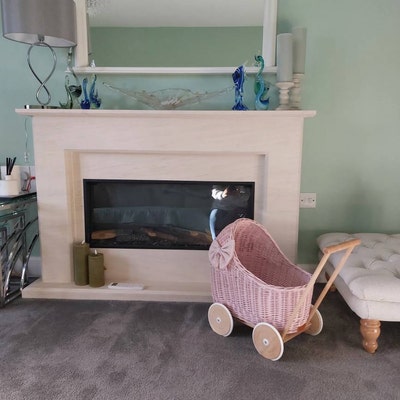 Rear Wicker Bike Basket For Pets, Small Animals Carrier With A Pillow