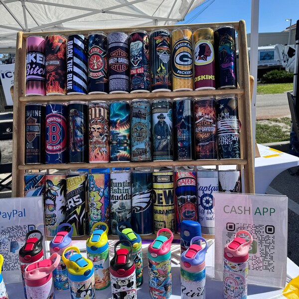 12 Ounce 3 Shelf Kids Tumbler Display - Etsy