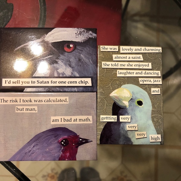 The Risk I Took Magnet - Bird - Math - Humor - Animal - Nature - Gift ...