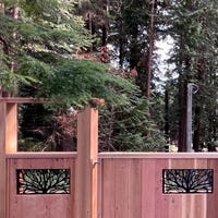 Magnolia Tree Panel, Decorative Aluminum Privacy Panel Metal Privacy ...