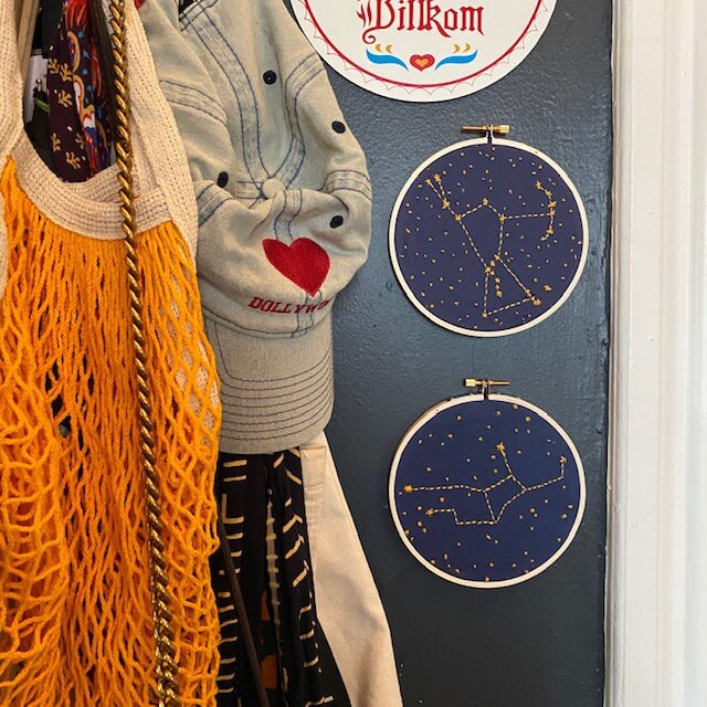 乙女座の星座刺繍キット - DIY 星座刺繍キット - Etsy 日本